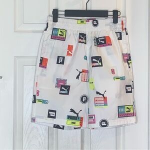Puma Brand Love AOP All Over Print Swim Shorts Size Small
